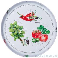 Поднос 33 х 2,1 см сервировочный &quot;Секретные ингредиенты&quot; / 272574