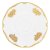 Набор блюдец 12 см 6 шт "Аляска /Золотые розочки" / 353448