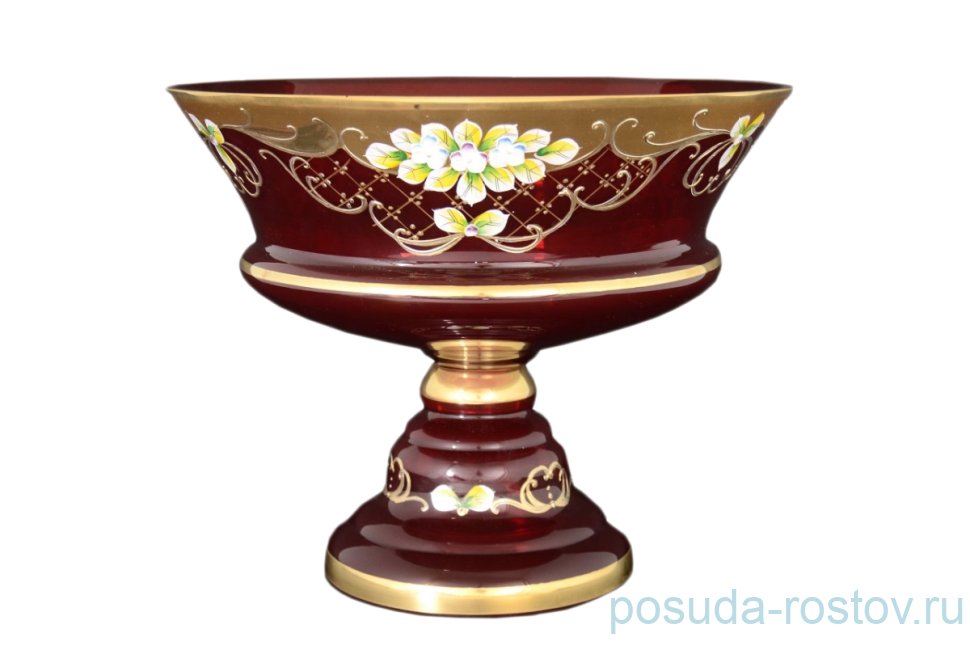 Фруктовница 30 см н/н "Лепка красная /5365" B-L / 044436