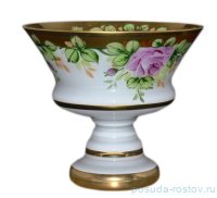 Фруктовница 26 см н/н белая &quot;Роза&quot; / 012675