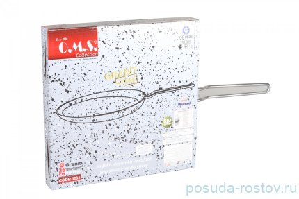 Блинница 30 см антипригарное покрытие коричневая &quot;Granite Crepe Pan&quot; / 295601