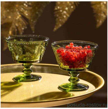 Креманки 280 мл 2 шт &quot;Celebration green&quot; / 378974