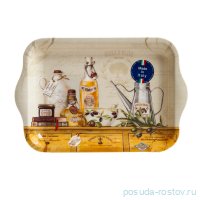 Поднос 22 х 15 см с ручками &quot;Масло оливы&quot; / 153218