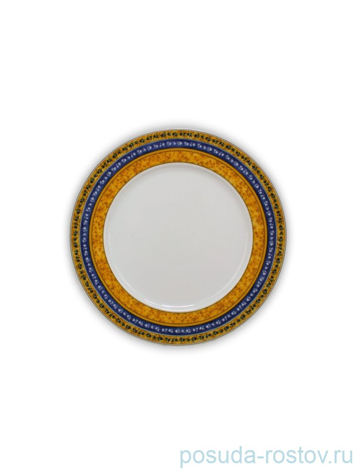 Тарелка 25 см 1 шт "Кайро /Сине-желтые полоски" / 232459 Тарелка 25 см 1 шт "Кайро /Сине-желтые полоски" / 232459
