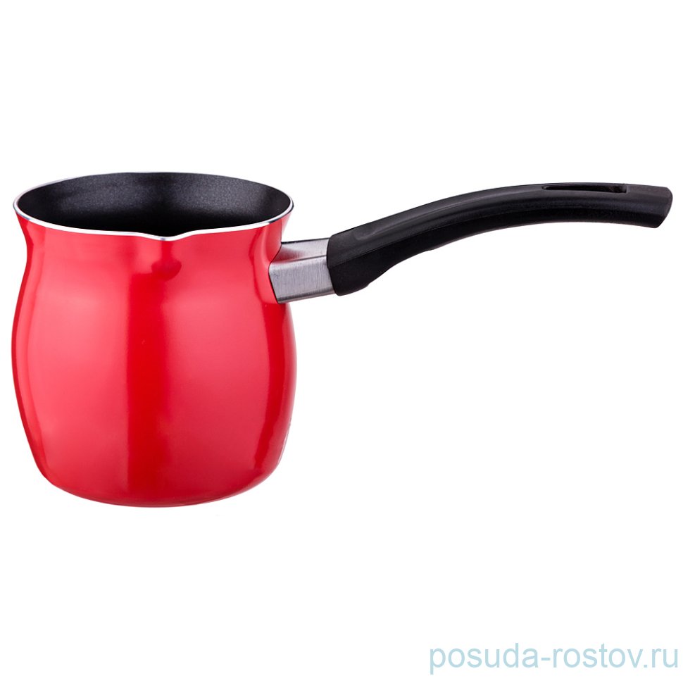 Турка 600 мл красная /антипригарное покрытие "Agness" / 195808 Турка 600 мл красная /антипригарное покрытие "Agness" / 195808