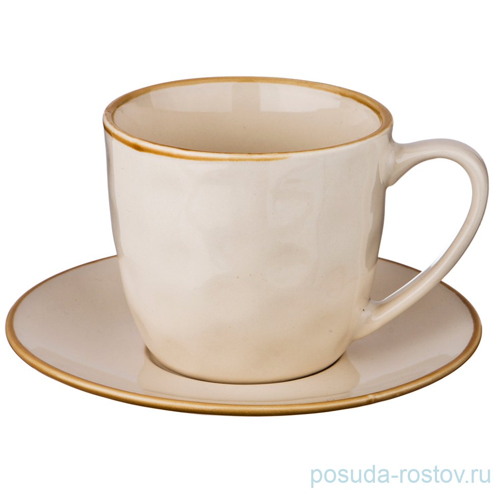 Чайная пара 240 мл 1 шт "Concerto /Кремовый" / 172220