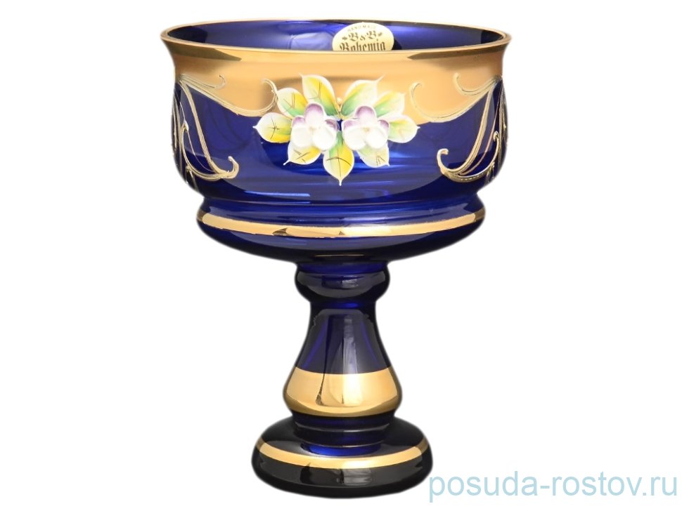 Конфетница 15 см н/н синяя "Лепка" / 053860