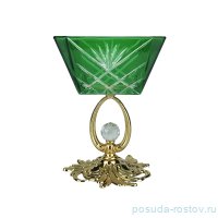 Креманка 12 см квадратная зелёная / 254375
