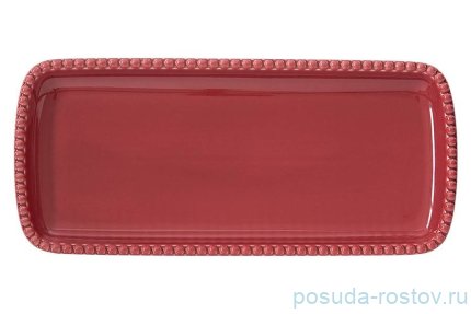 Блюдо 36 х 16 см прямоугольное бургунди &quot;Tiffany&quot; / 332537