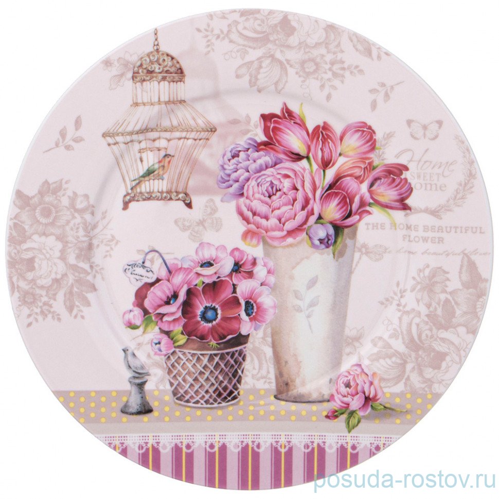 Тарелка 20,5 см "Тюльпаны" / 338169