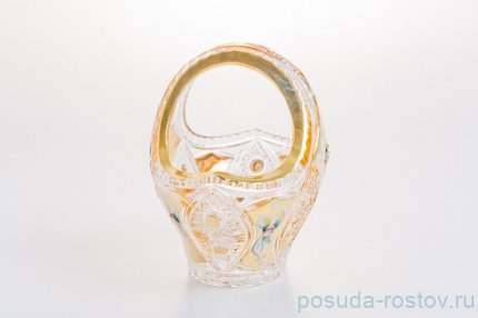 Корзинка 15 см &quot;Хрусталь с золотом&quot; / 043957