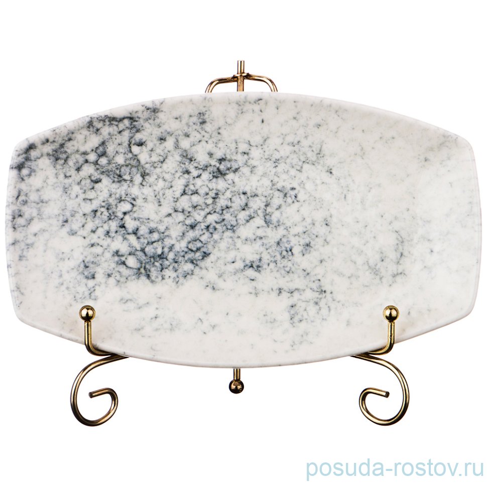 Тарелка 23 х 13,5 см прямоугольная "Smoky" / 198822 Тарелка 23 х 13,5 см прямоугольная "Smoky" / 198822