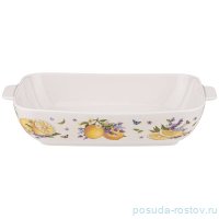 Блюдо 26 х 16 х 6  см прямоугольное с ручками &quot;Прованс /Лимоны&quot; / 272611