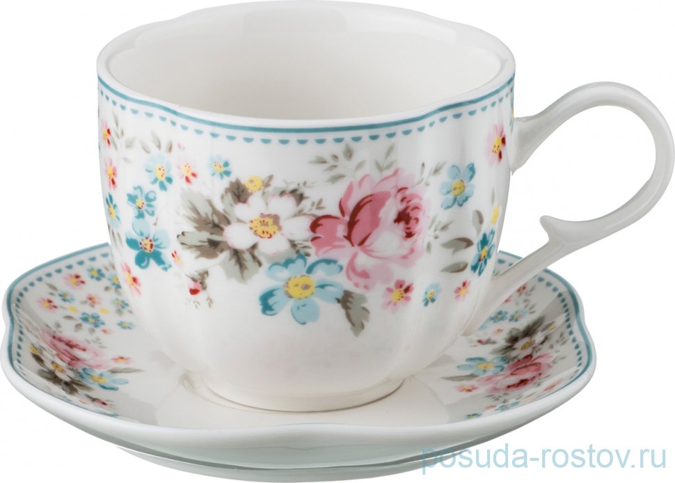 Чайная пара 200 мл 1 шт "Мадемуазель Кики" / 192046