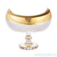 Ваза для фруктов 25,5 см н/н Ладья &quot;Francie /Широкий золотой узор&quot; / 156450
