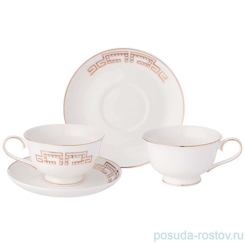 Набор чайных пар 280 мл 2 шт "Charm"  / 211220