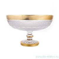 Ваза для фруктов 25,5 см н/н &quot;Мозер /Матовое золото&quot; / 146540