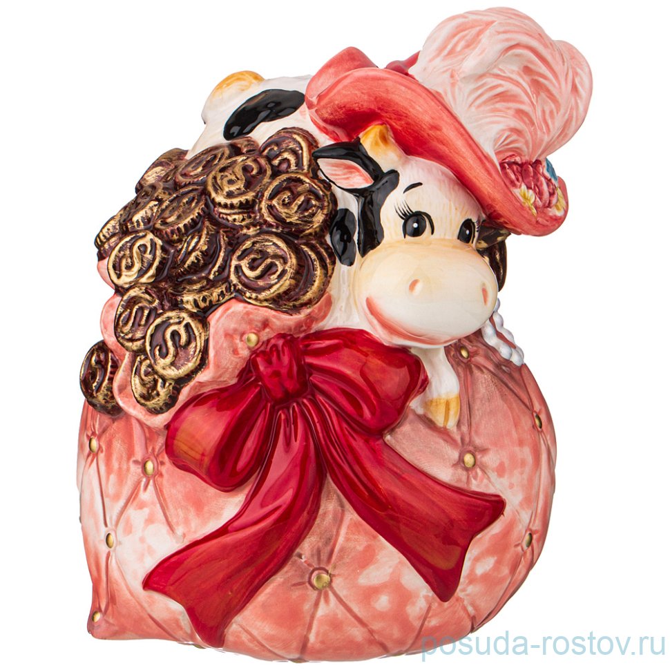 Копилка 12,5 х 12 х 16 см "Корова" / 231002