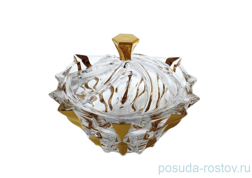 Конфетница 21 см с крышкой "Самба /Золотая рабсодия" / 139347