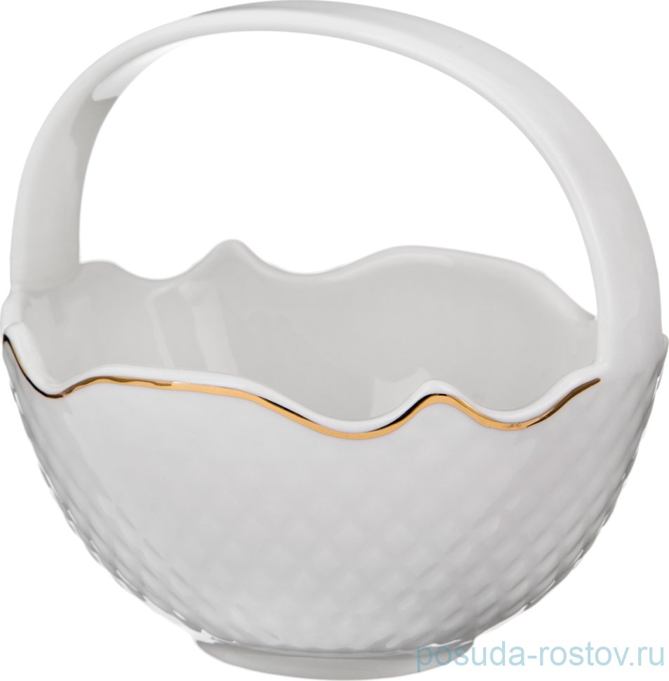 Конфетница 11 х 11 х 11,5 см "Диаманд Голд" / 199907