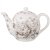 Заварочный чайник 1 л серый "Белый цветок" / 230687