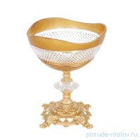 Креманка 12 см н/н метал &quot;Barok /Волна /Золото&quot; / 277999