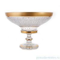 Ваза для фруктов 25,5 см н/н &quot;Снежинка /Матовое золото&quot; / 148217
