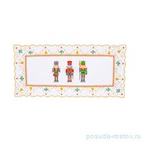 Блюдо 29 х 14 х 1,7 см прямоугольное &quot;Christmas world /Щелкунчик&quot; / 337514
