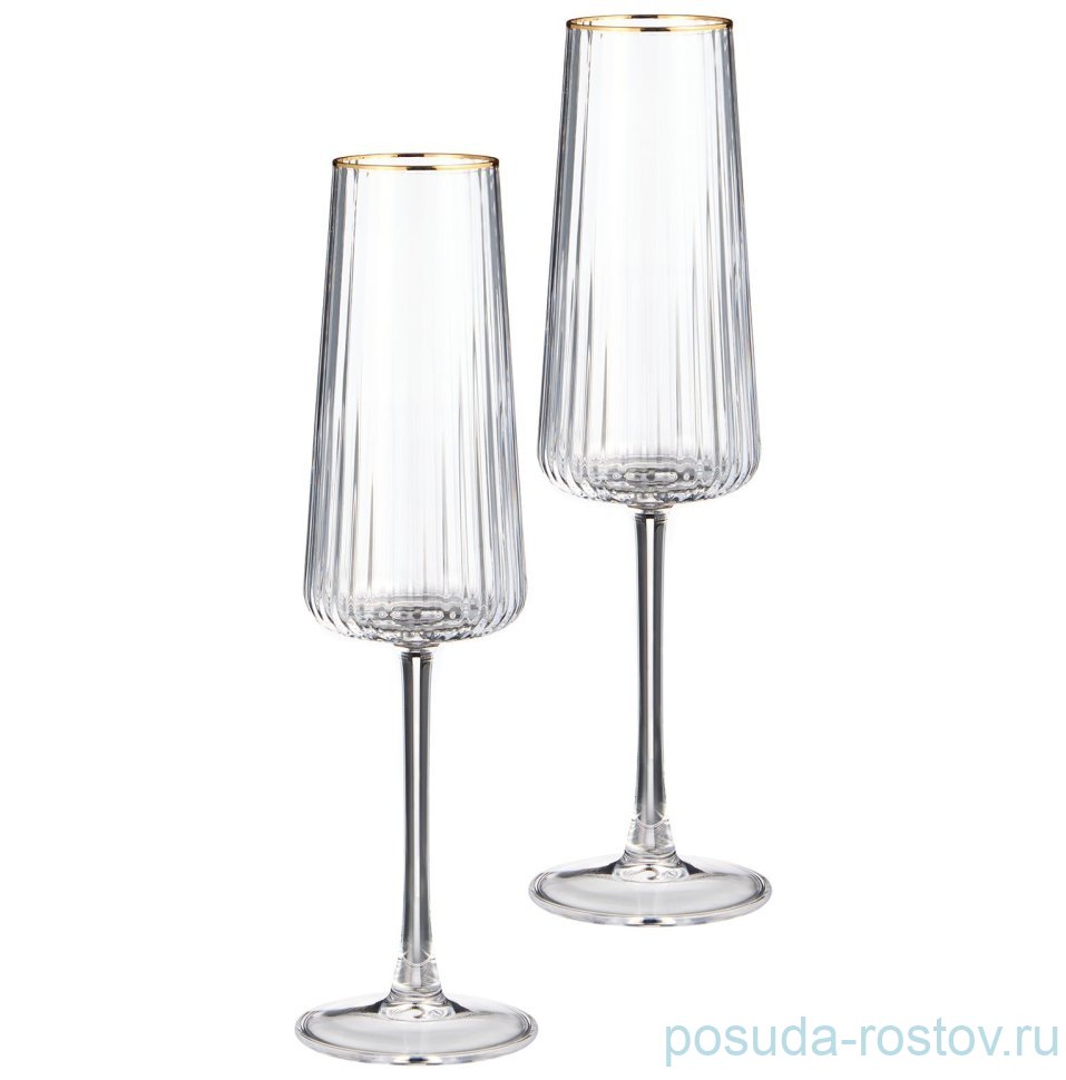 Бокалы для шампанского 250 мл 2 шт "Perfo" / 379594