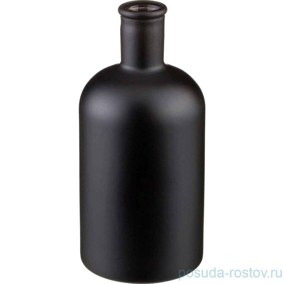 Ваза для цветов 20 см чёрная "Black & White" / 172541 Ваза для цветов 20 см чёрная "Black & White" / 172541