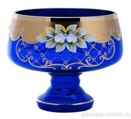Ваза для конфет 23 см н/н &quot;Лепка синяя&quot; / 051660