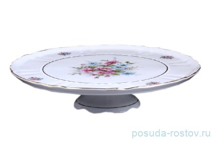 Тортница 26 см н/н &quot;Соната /Цветы&quot; / 027936