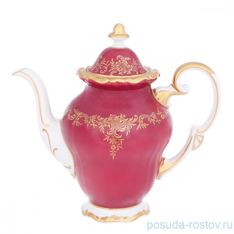 Кофейник 1,75 л "Ювел /Красный с золотым узором" / 223171 Кофейник 1,75 л "Ювел /Красный с золотым узором" / 223171