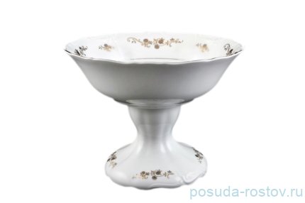 Фруктовница 25 см н/н &quot;Мария-Луиза /Платиновый цветок&quot; / 071798