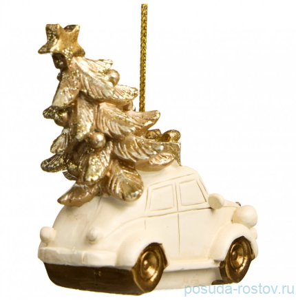 Статуэтка 7 х 3,5 х 6,5 см &quot;Машина с ёлкой&quot;  / 378897