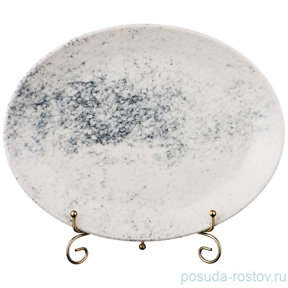 Тарелка 31 х 24 см овальная "Smoky" / 198816