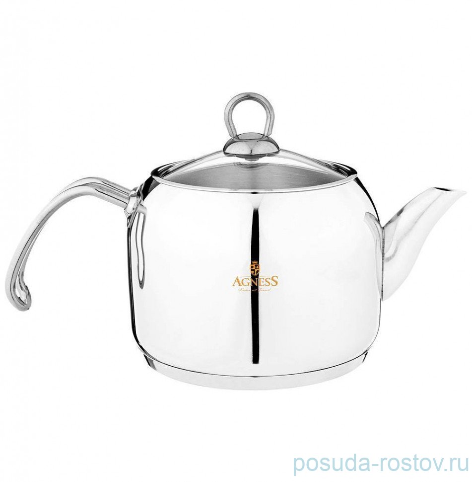 Чайник 1,5 л индукционное дно "agness professional" платина / 273030 Чайник 1,5 л индукционное дно "agness professional" платина / 273030