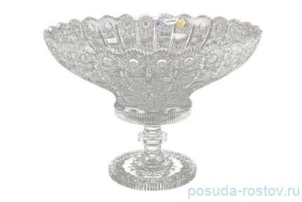 Фруктовница 40,5 см н/н &quot;Ales Zverina /Хрусталь резной&quot; / 150680