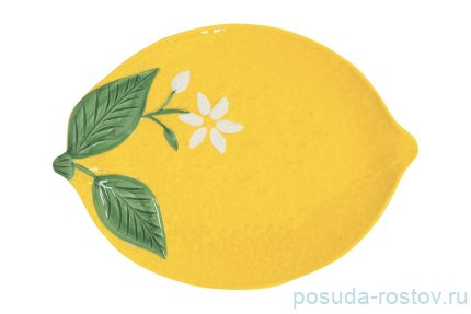 Блюдо 25 x 18, 5 см овальное &quot;Лимон&quot; / 352239