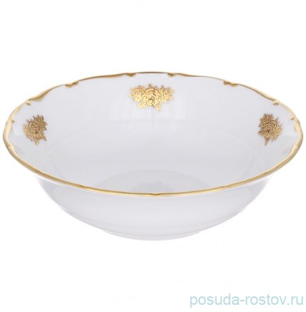Набор салатников 16 см 6 шт &quot;Аляска /Золотые розочки&quot; / 309896