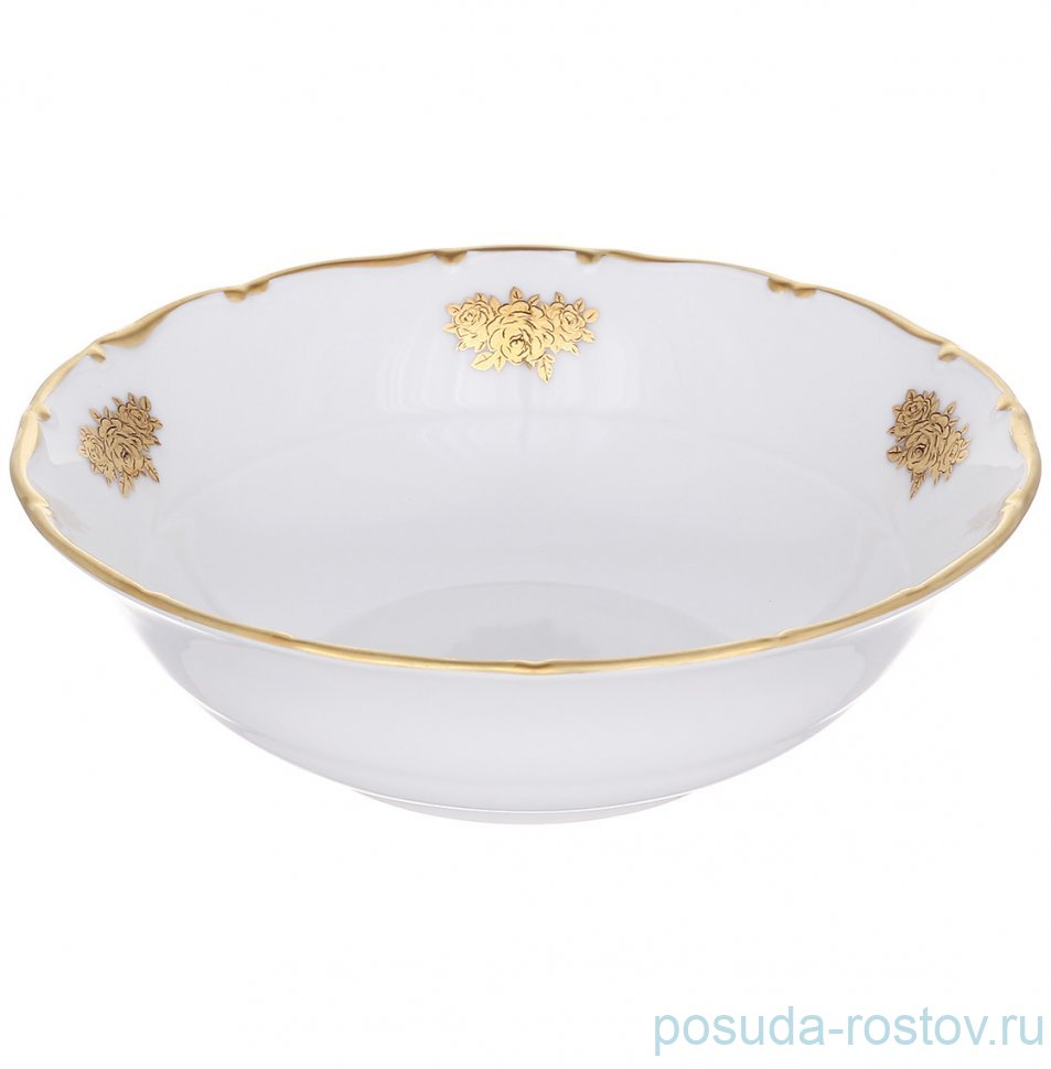 Набор салатников 16 см 6 шт "Аляска /Золотые розочки" / 309896 Набор салатников 16 см 6 шт "Аляска /Золотые розочки" / 309896