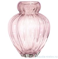 Ваза для цветов 20 см розовая &quot;Audrey&quot; / 366213