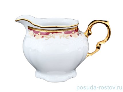 Молочник 400 мл &quot;Мария-Луиза /Лилии на красном&quot; / 056425