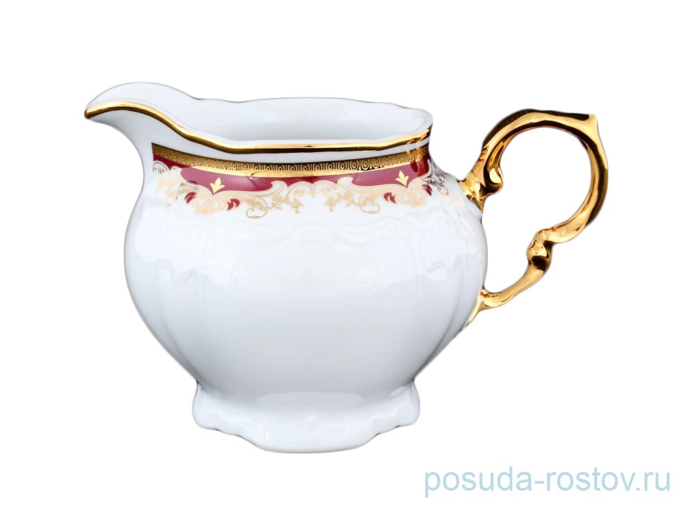 Молочник 400 мл "Мария-Луиза /Лилии на красном" / 056425