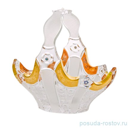 Корзинка 25,5 см &quot;Снежинка с золотой росписью&quot; / 059075