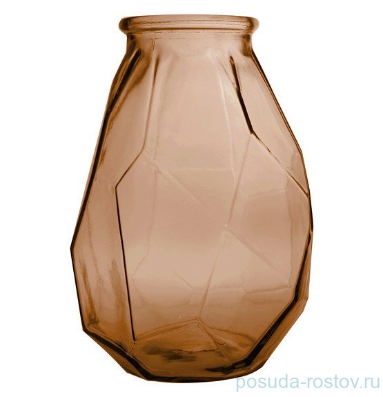 Ваза для цветов 35 см коричневый "Origami" (инд.упаковка) / 323167 Ваза для цветов 35 см коричневый "Origami" (инд.упаковка) / 323167