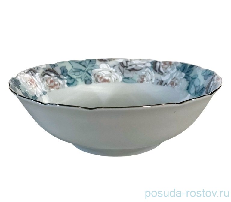 Салатник 20 см "Роза /Голубая роза /платина" / 275023 Салатник 20 см "Роза /Голубая роза /платина" / 275023