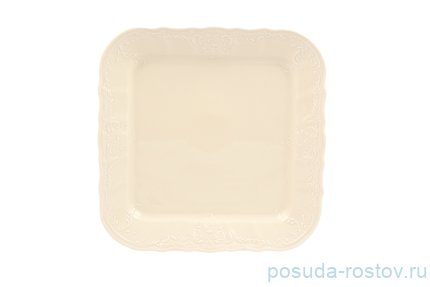 Поднос 26 см квадратный &quot;Бернадотт /Без декора /СК&quot; / 097797