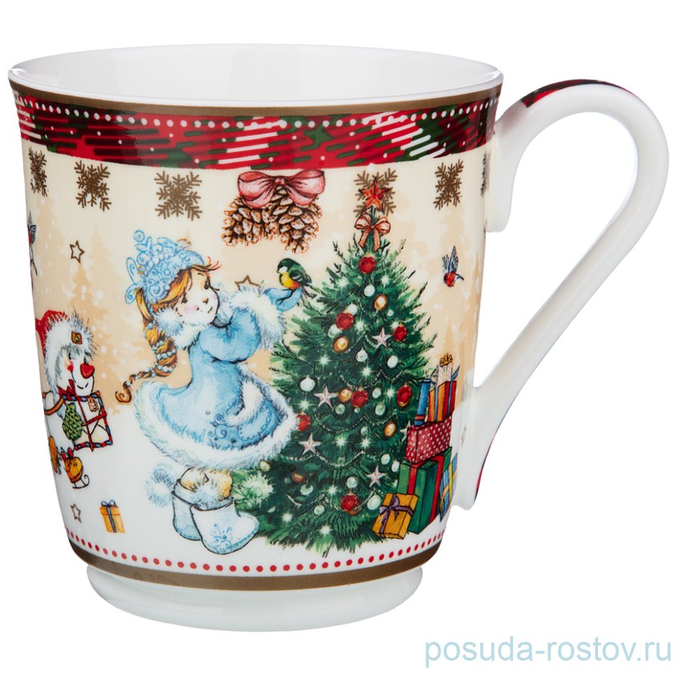 Кружка 340 мл "снегурочка" / 225234