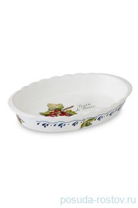 Блюдо для запекания 39 х 24 см овальное &quot;Artigianato ceramico /Лесные ягоды&quot; / 243564